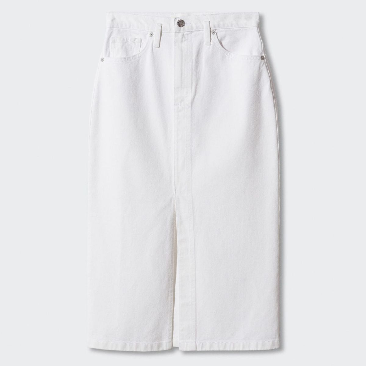 MANGO - Falda Larga Algodón Mujer Mango