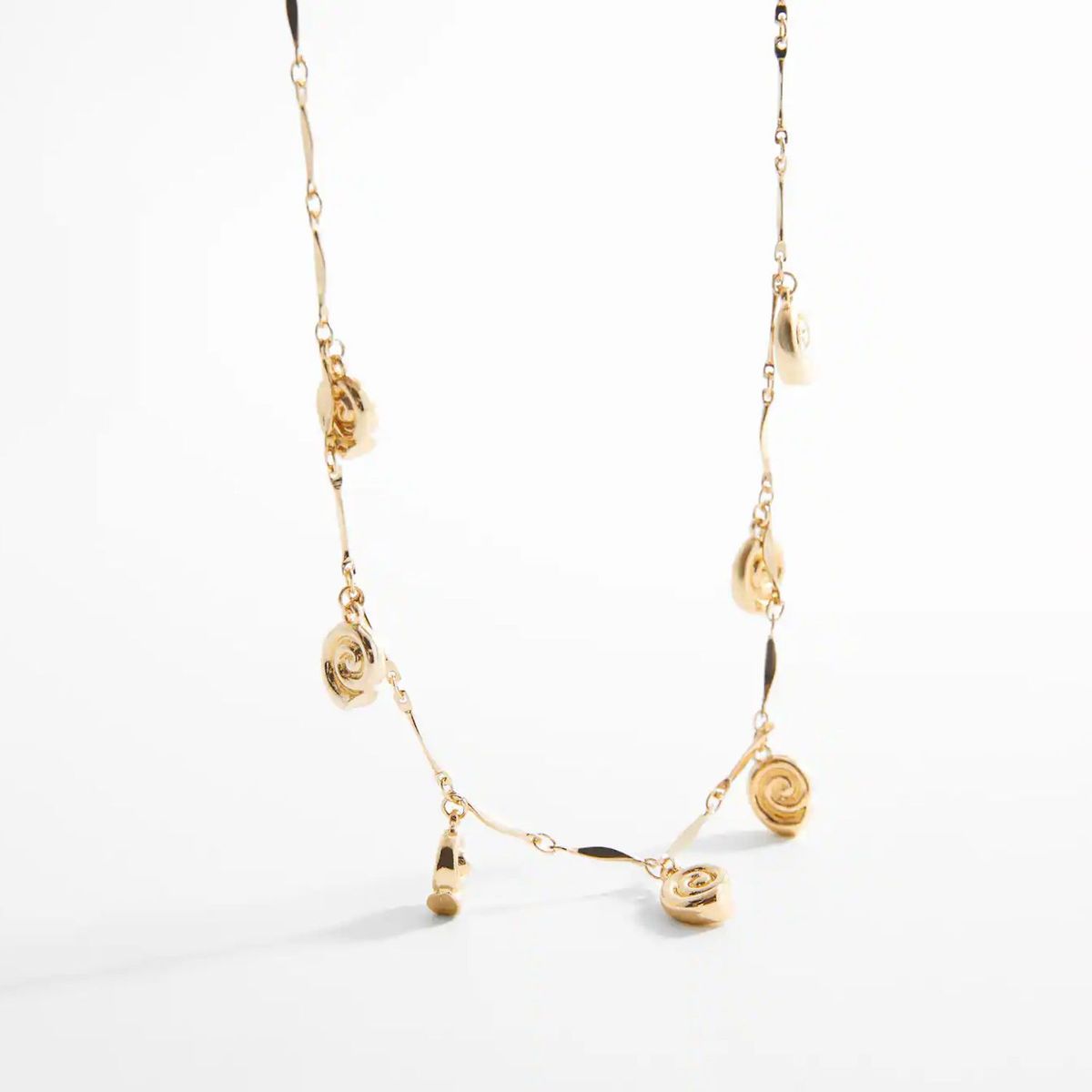 MANGO - Collar abalorios conchas