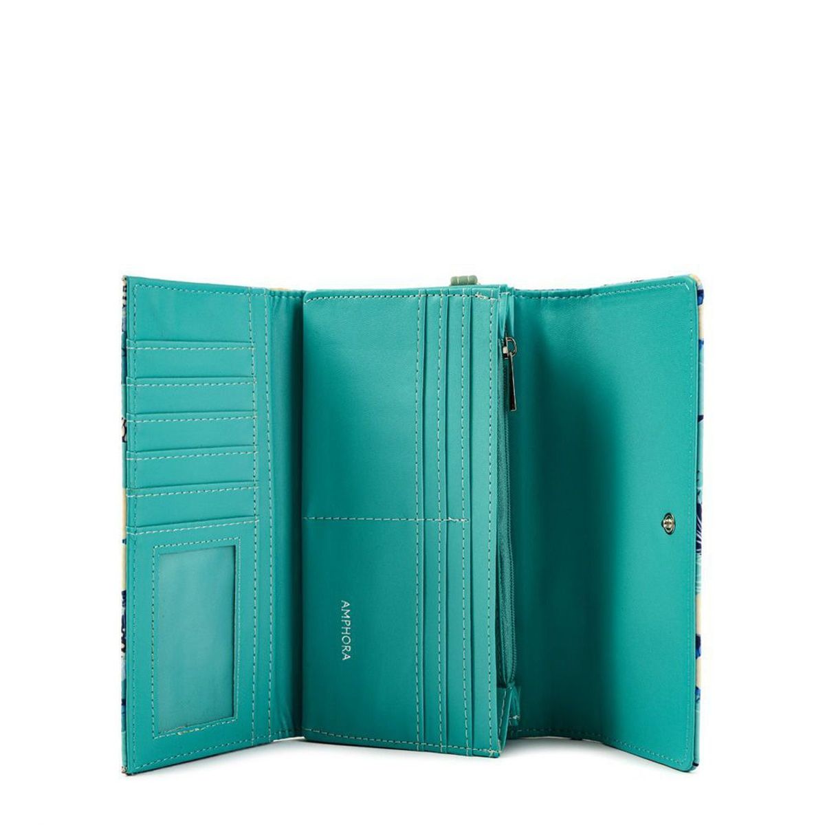 AMPHORA - Billetera Amphora Cristina Cilloniz Verde