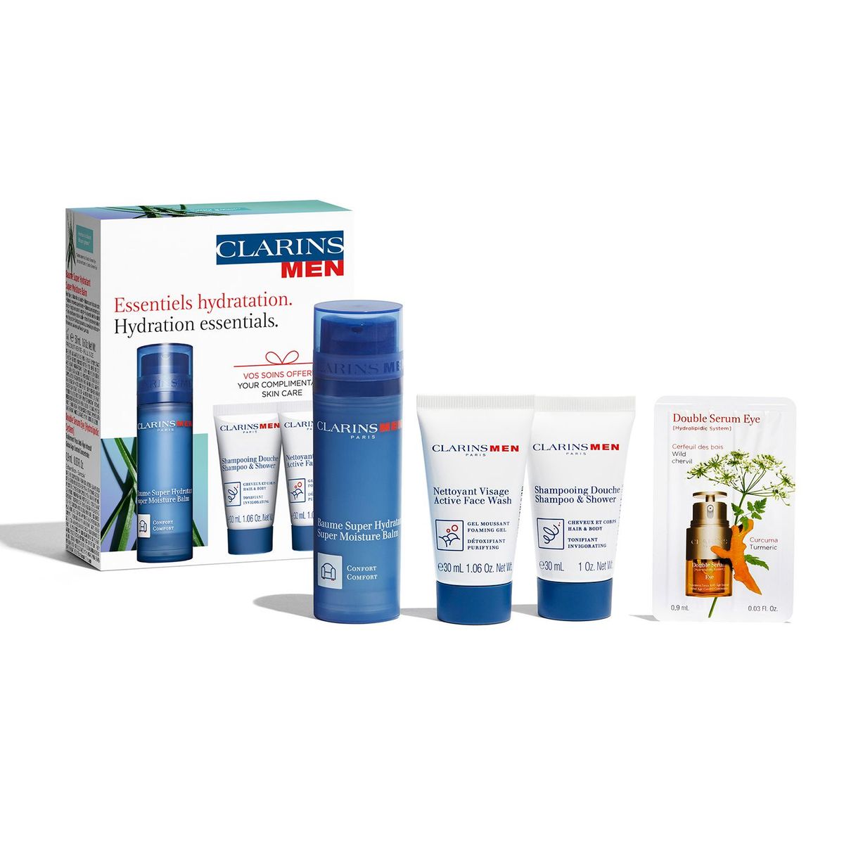 CLARINS - Set ClarinsMen Super Moisture Balm 50ml + 2 minis