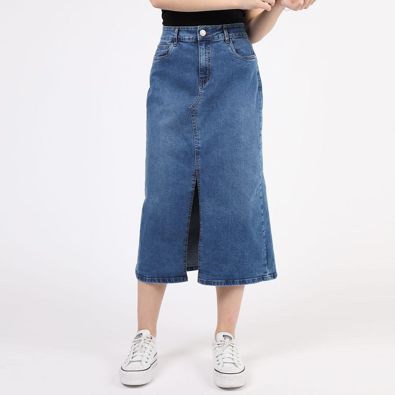 BASEMENT - Falda Larga Mujer Basement