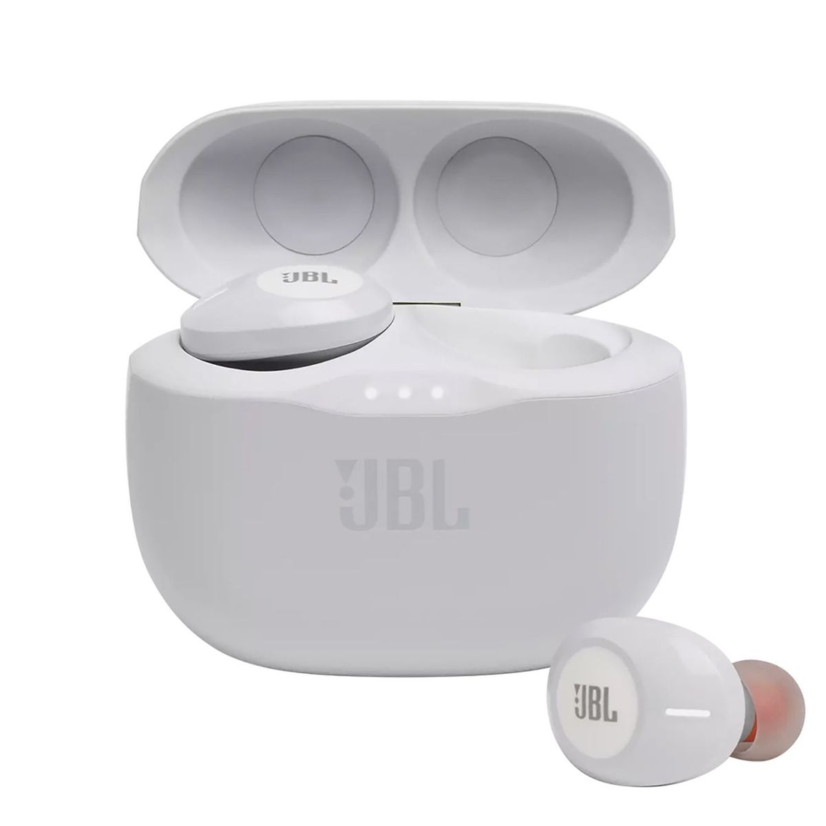 JBL - Audífonos Jbl True Wireless Pure Bass Tune 125 Tws 32Hrs Blanco