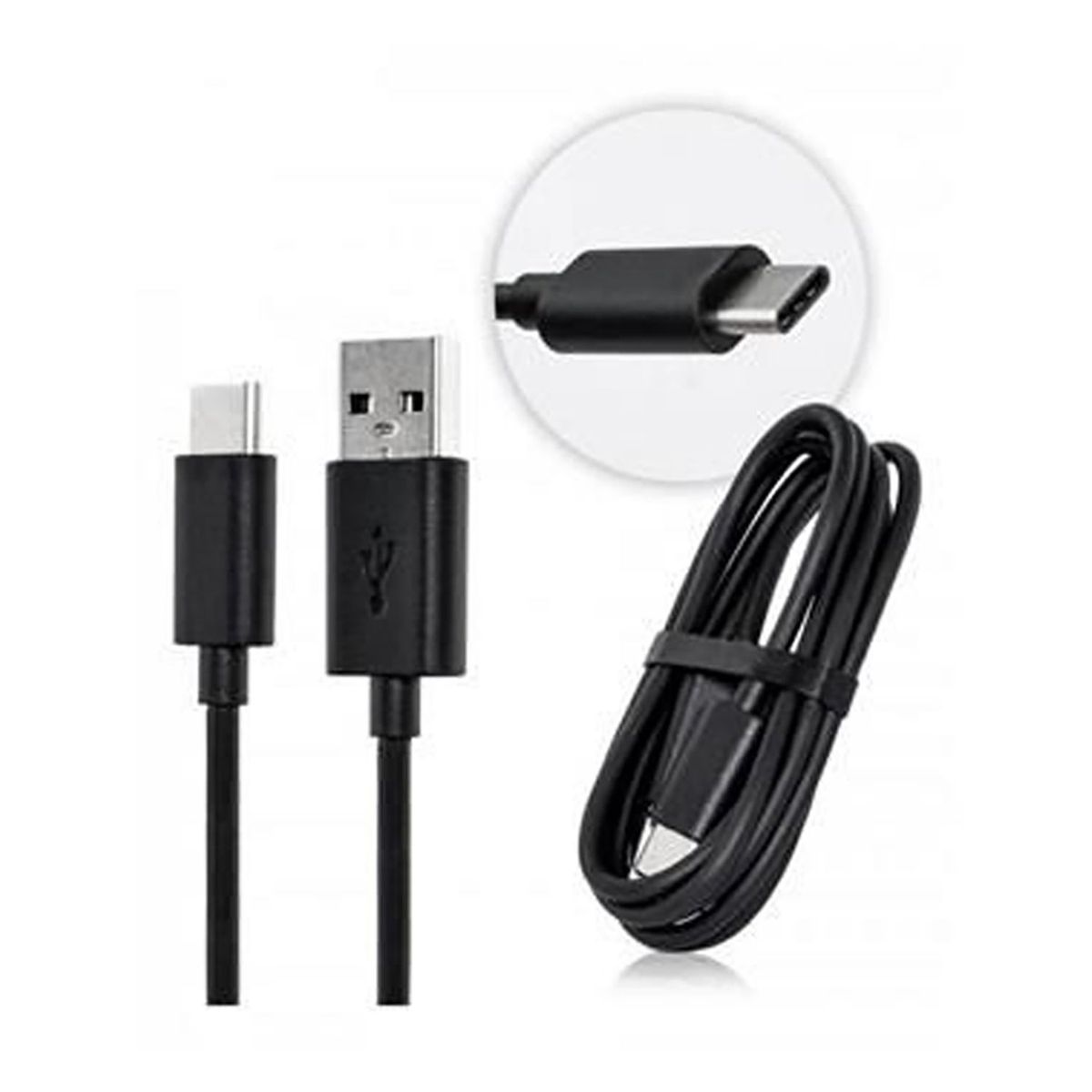 MOTOROLA - Cable Motorola De Carga Y Datos Usb-A A Usb-C 2M Negro