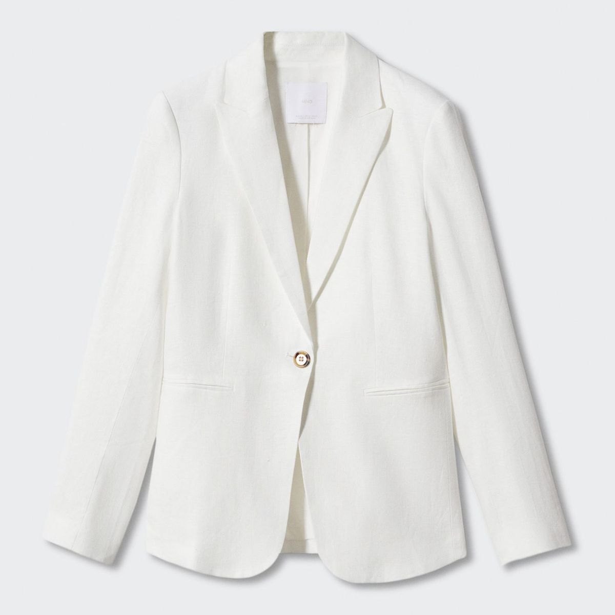 MANGO - Blazer Lino Mujer Mango