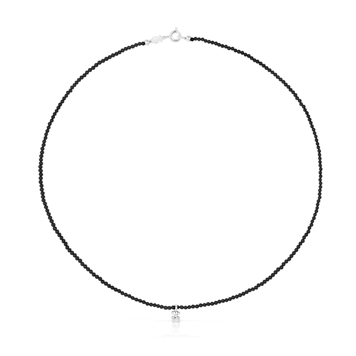 TOUS - Collar Plata 1Ley 5.5 mm Onix 42 cm