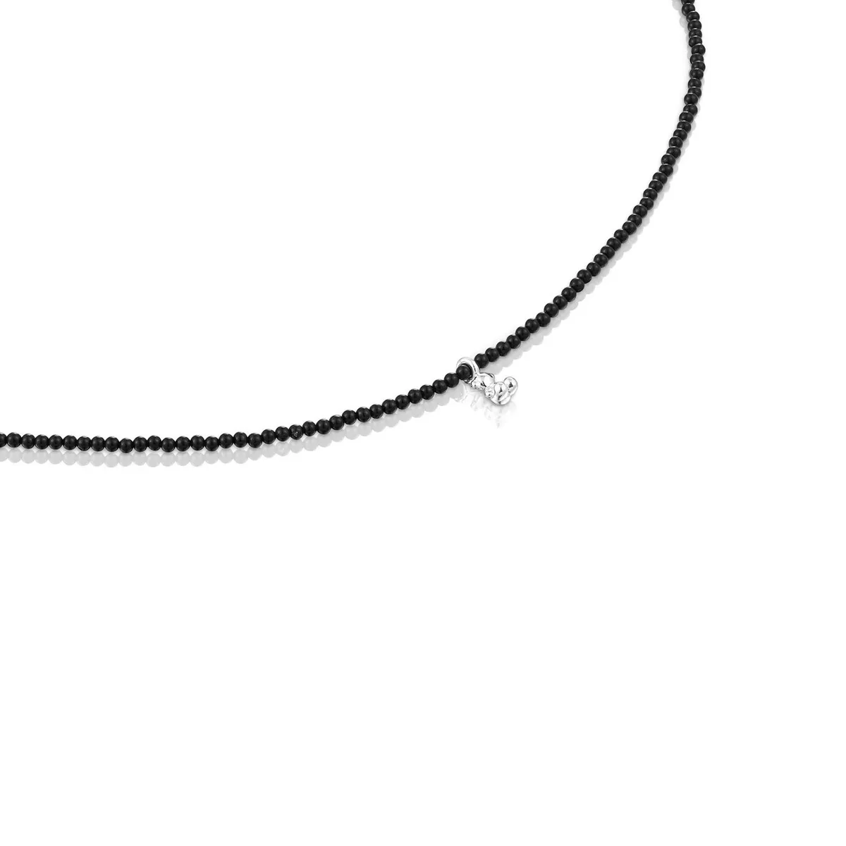 TOUS - Collar Plata 1Ley 5.5 mm Onix 42 cm