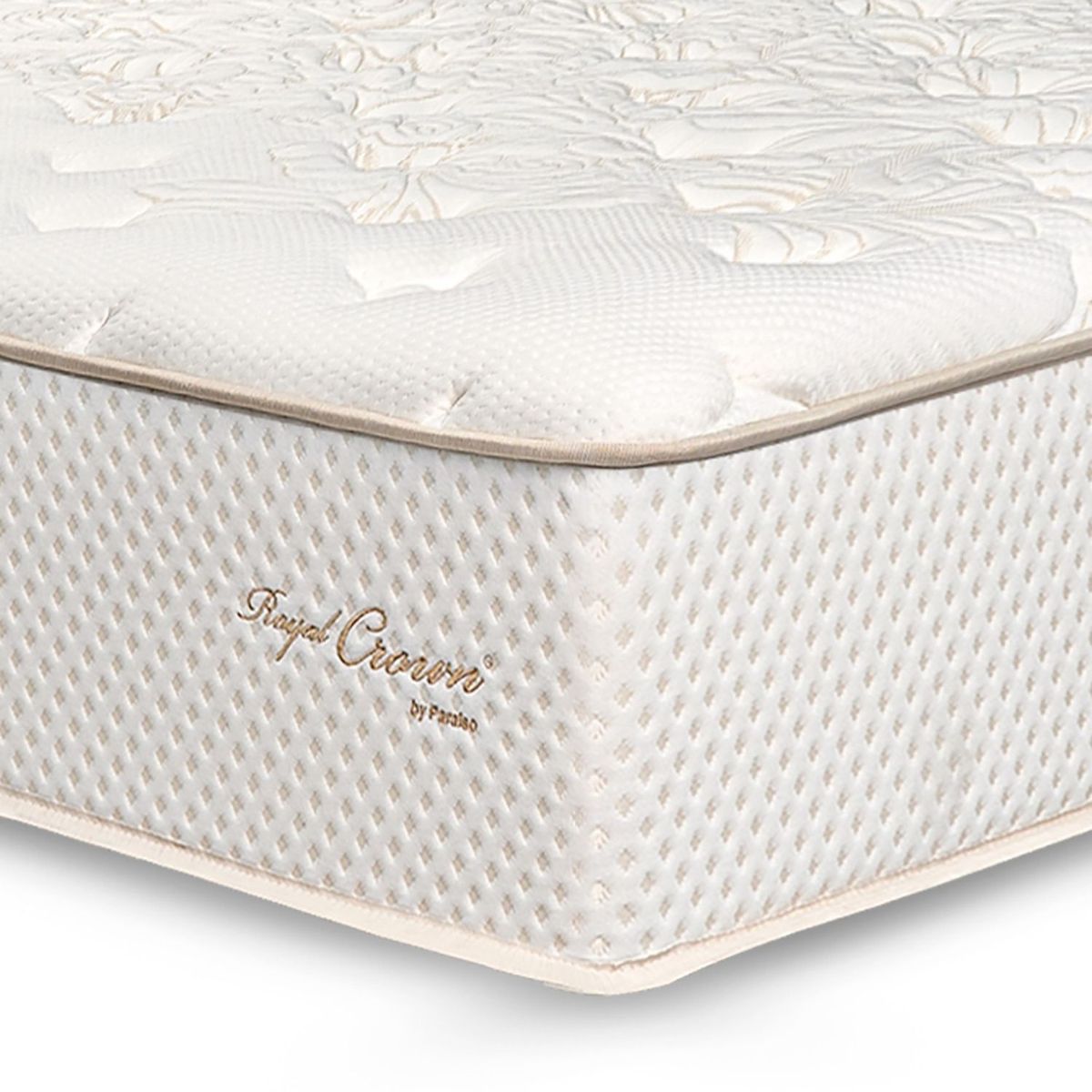 PARAISO - Colchón Royal Crown 2 Plz + 2 Almohadas Viscoelásticas + Protector