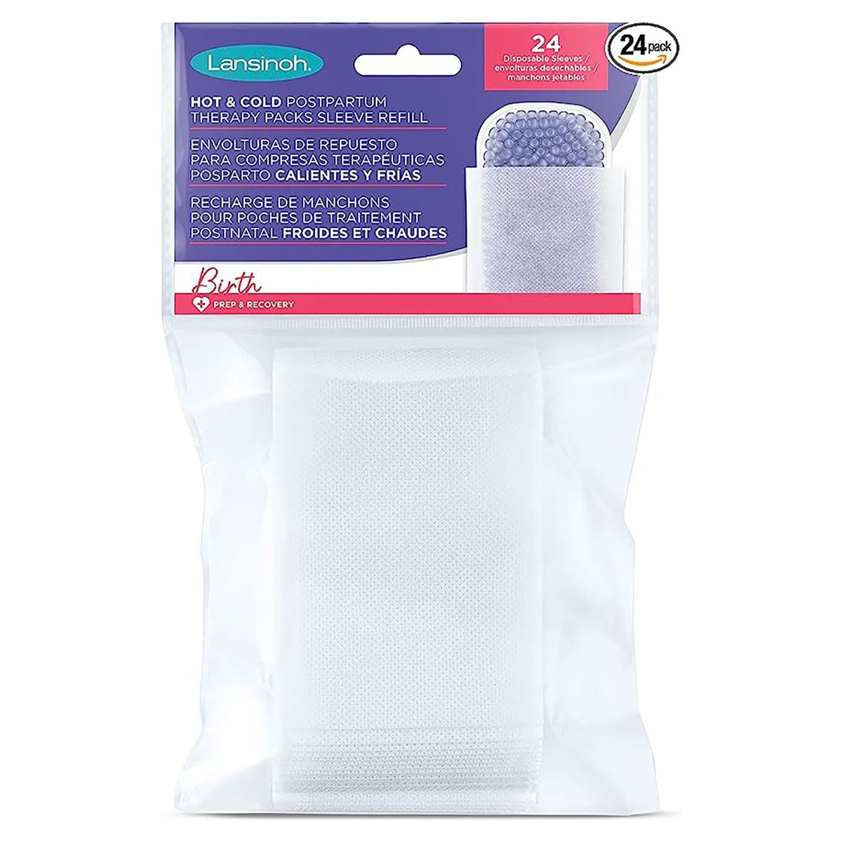 LANSINOH - Mangas Terapeúticas Para Compresas Post Parto Frio & Calor