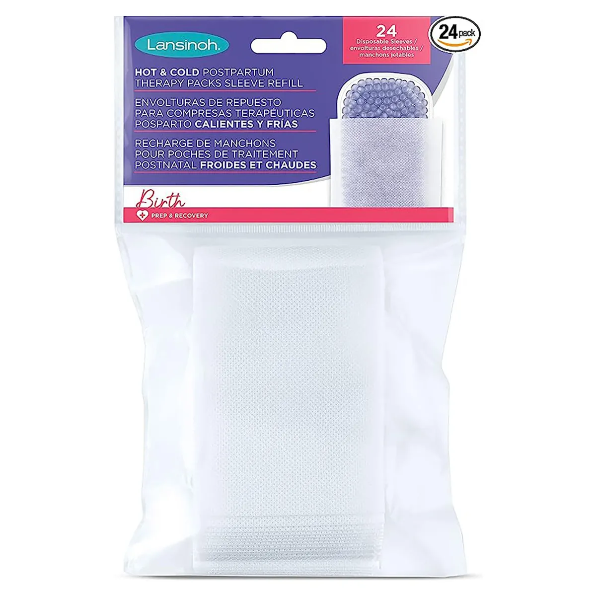 LANSINOH - Mangas Terapeúticas Para Compresas Post Parto Frio & Calor