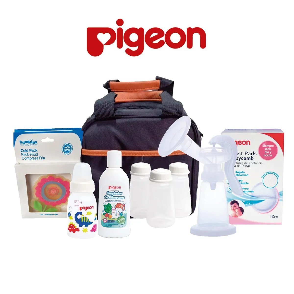 PIGEON - Set De Lactancia Con Extractor Manual
