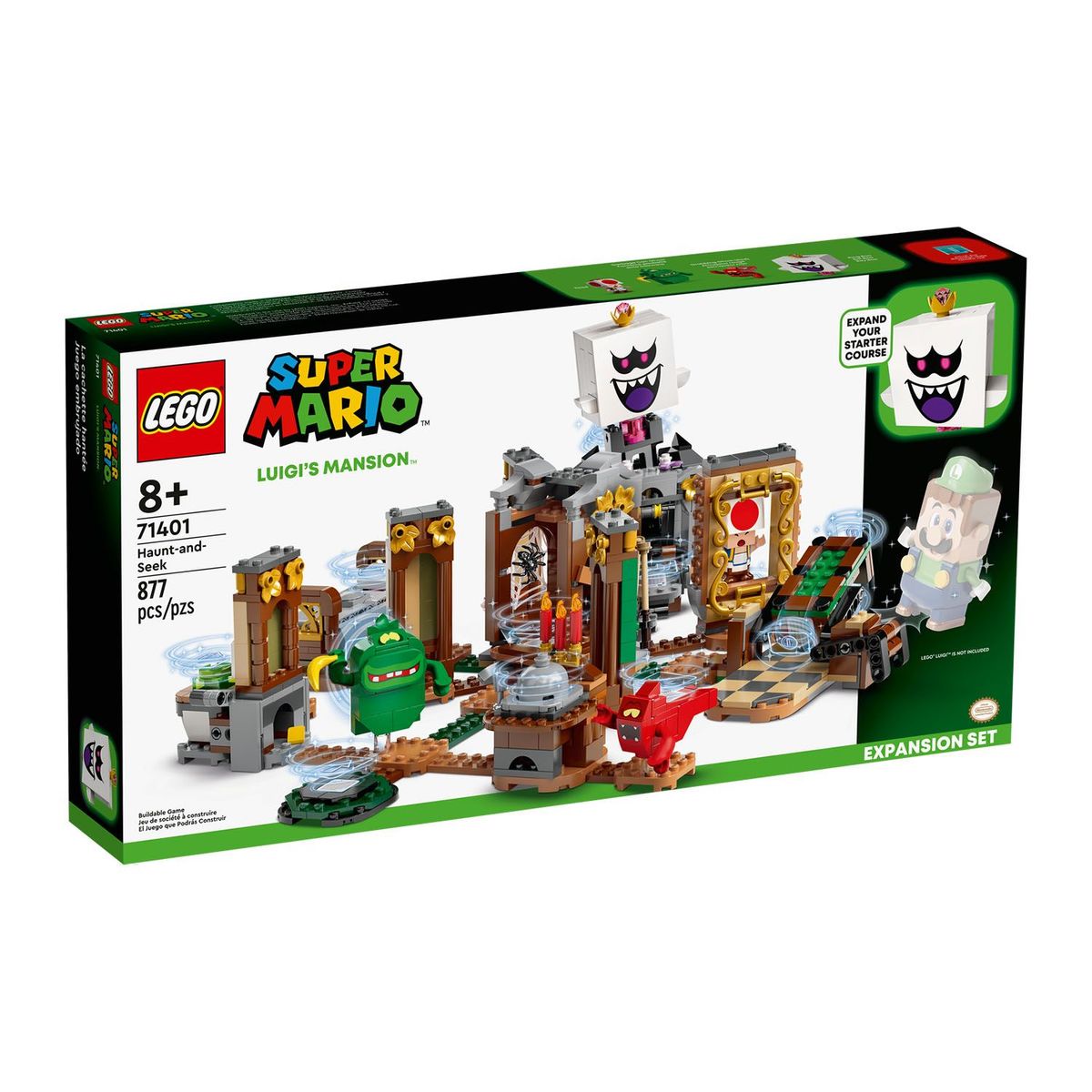 LEGO - Lego Super Mario Set De Expansion Juego Embrujado De Luigi's Mansion