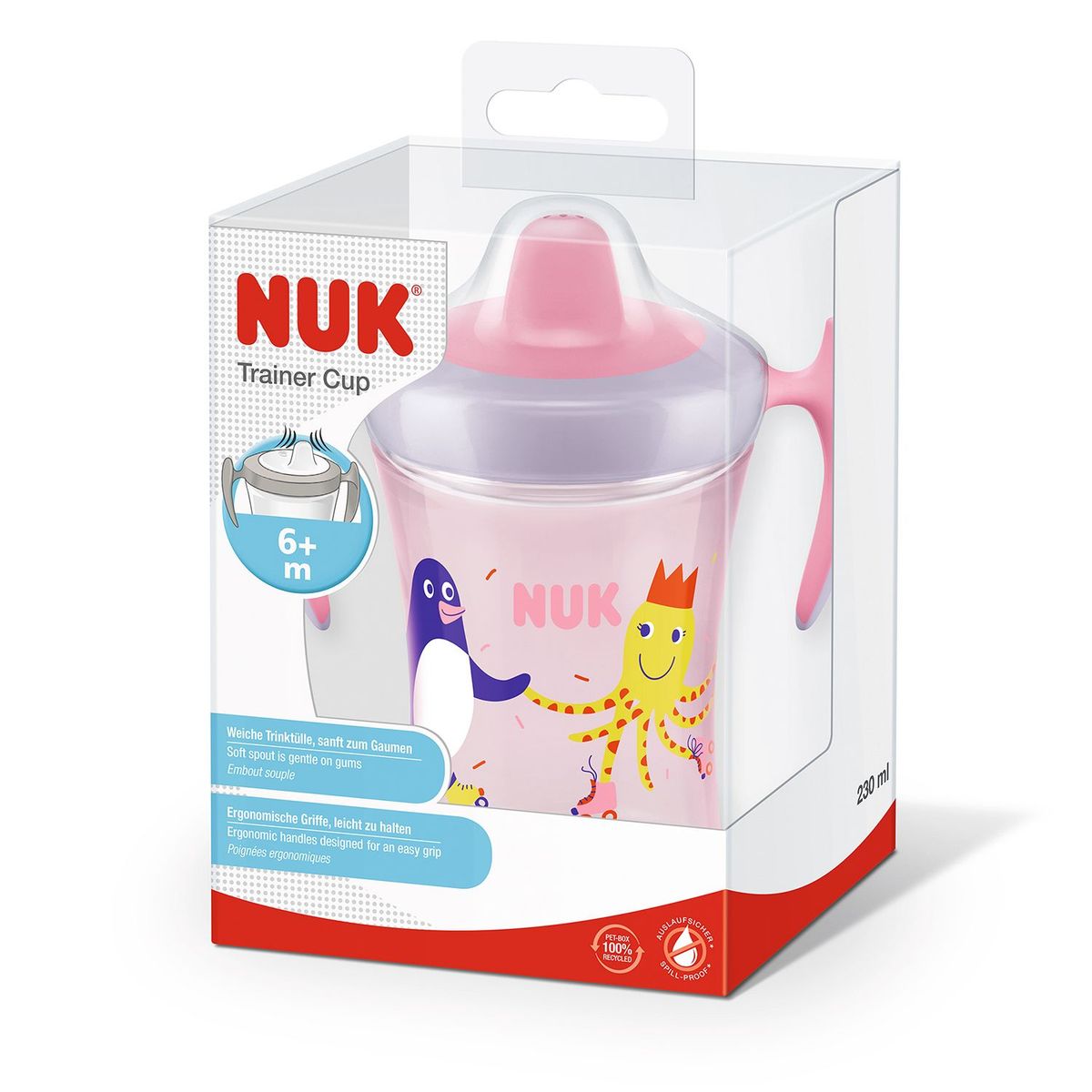 NUK - Vaso De Entrenamiento Bebe 230Ml Con Pico