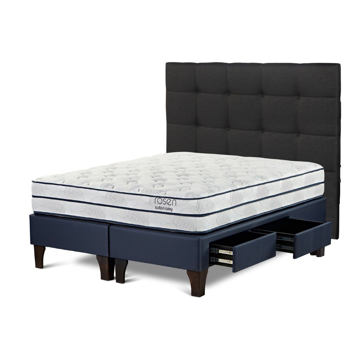 ROSEN - Dormitorio Con Cajones Autonomy Sky Issey Queen