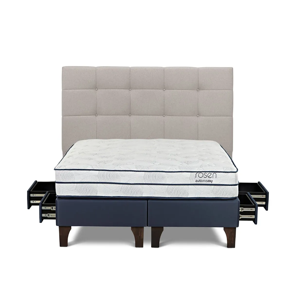 ROSEN - Dormitorio Con Cajones Autonomy Sky Issey Queen