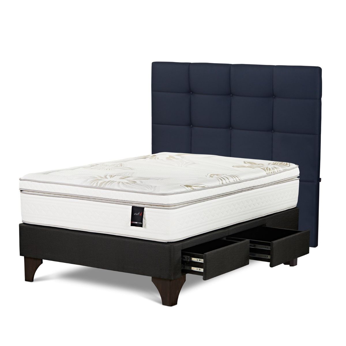 ROSEN - Dormitorio Con Cajones Art 4 Issey Azul 2 Plz
