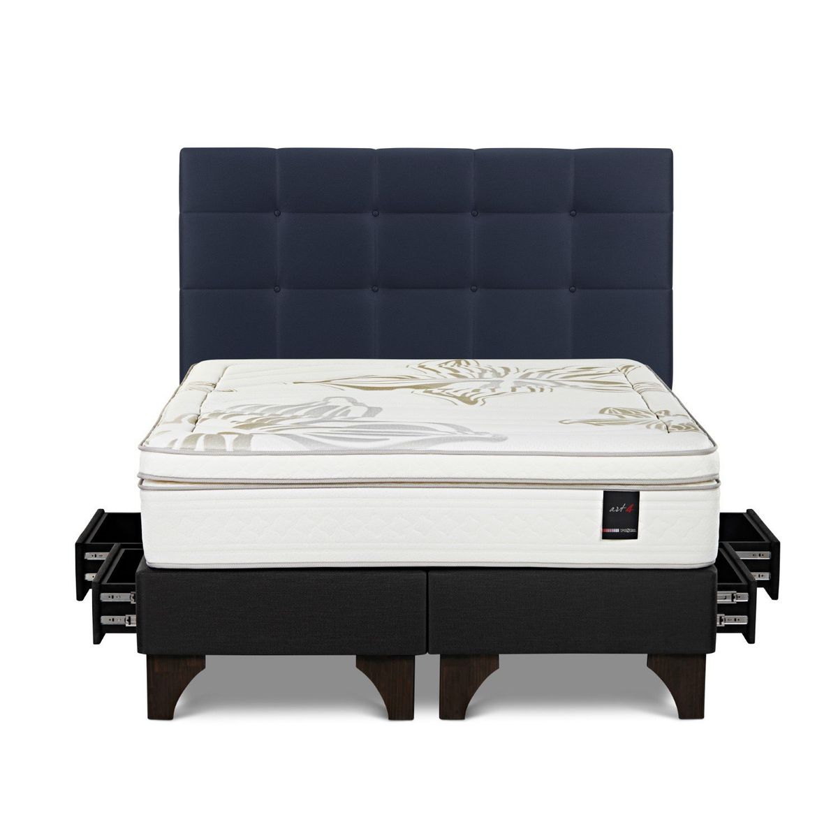 ROSEN - Dormitorio Con Cajones Art 4 Issey Azul Queen