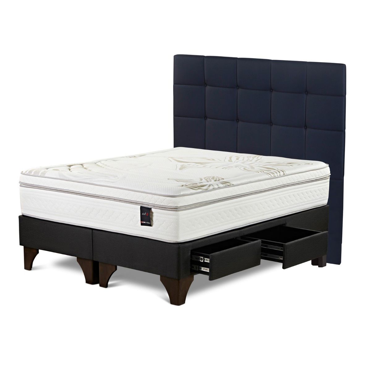ROSEN - Dormitorio Con Cajones Art 4 Issey Azul Queen
