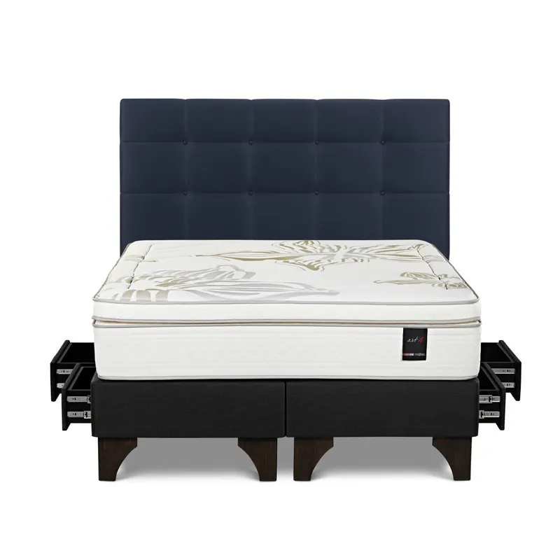 ROSEN - Dormitorio Con Cajones Art 4 Issey Azul King