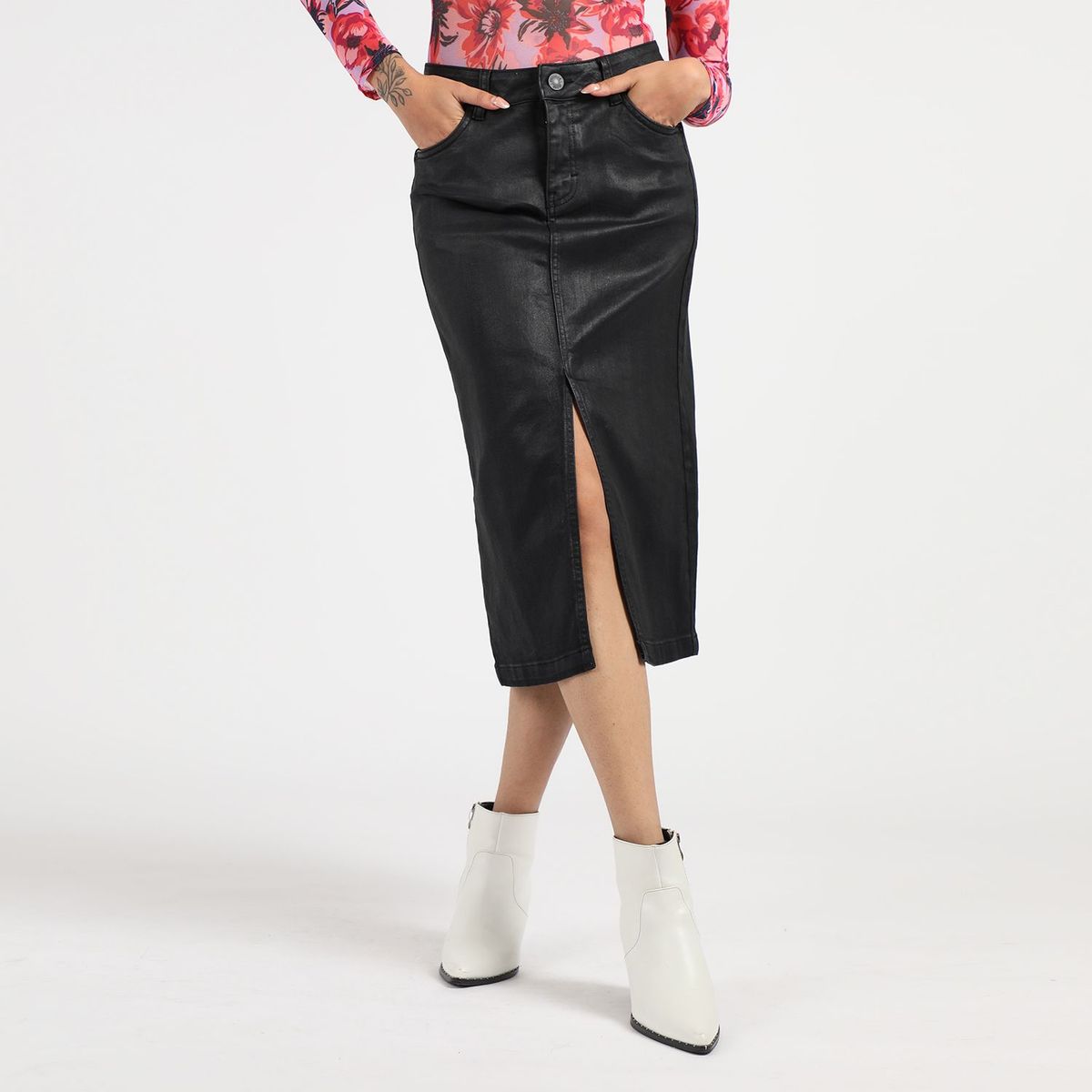 DENIMLAB - Falda Larga Mujer Denimlab