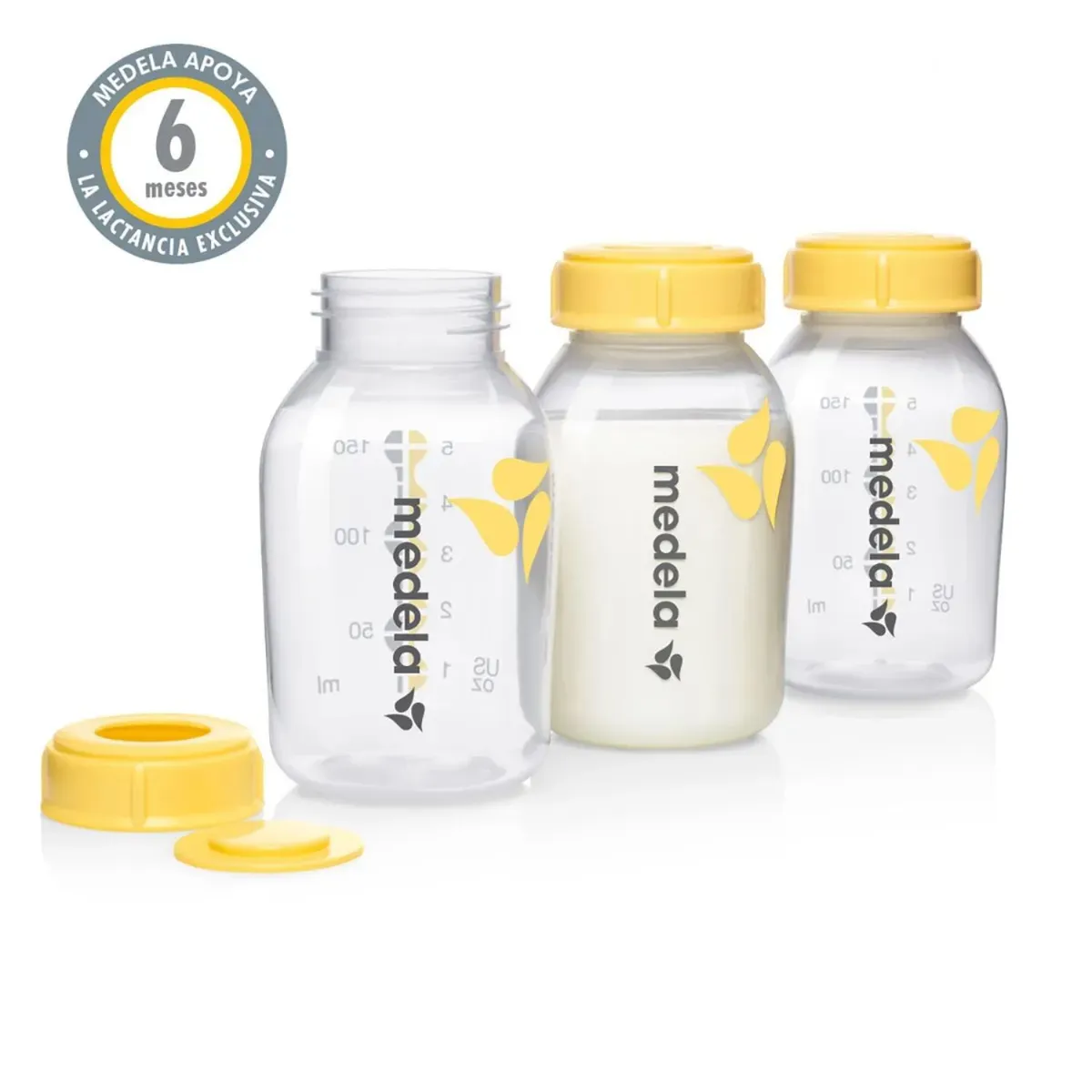 MEDELA - Botellas de Almacenamiento de Leche 150 ml Pack X3 Medela