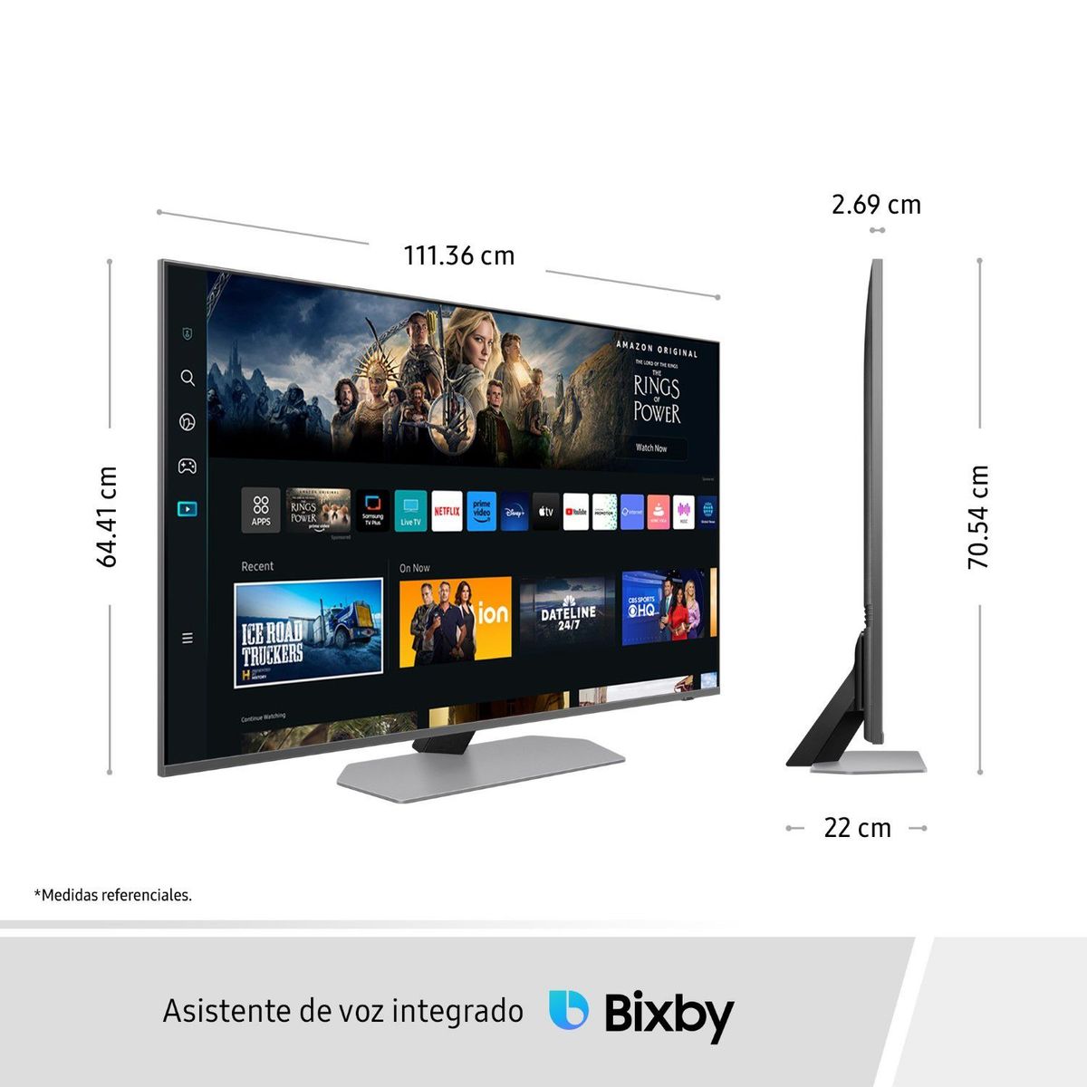 SAMSUNG - Televisor Samsung Gaming Smart Tv 50" Neo Qled 4k Mini Led Qn50qn90cagxpe (nuevo)