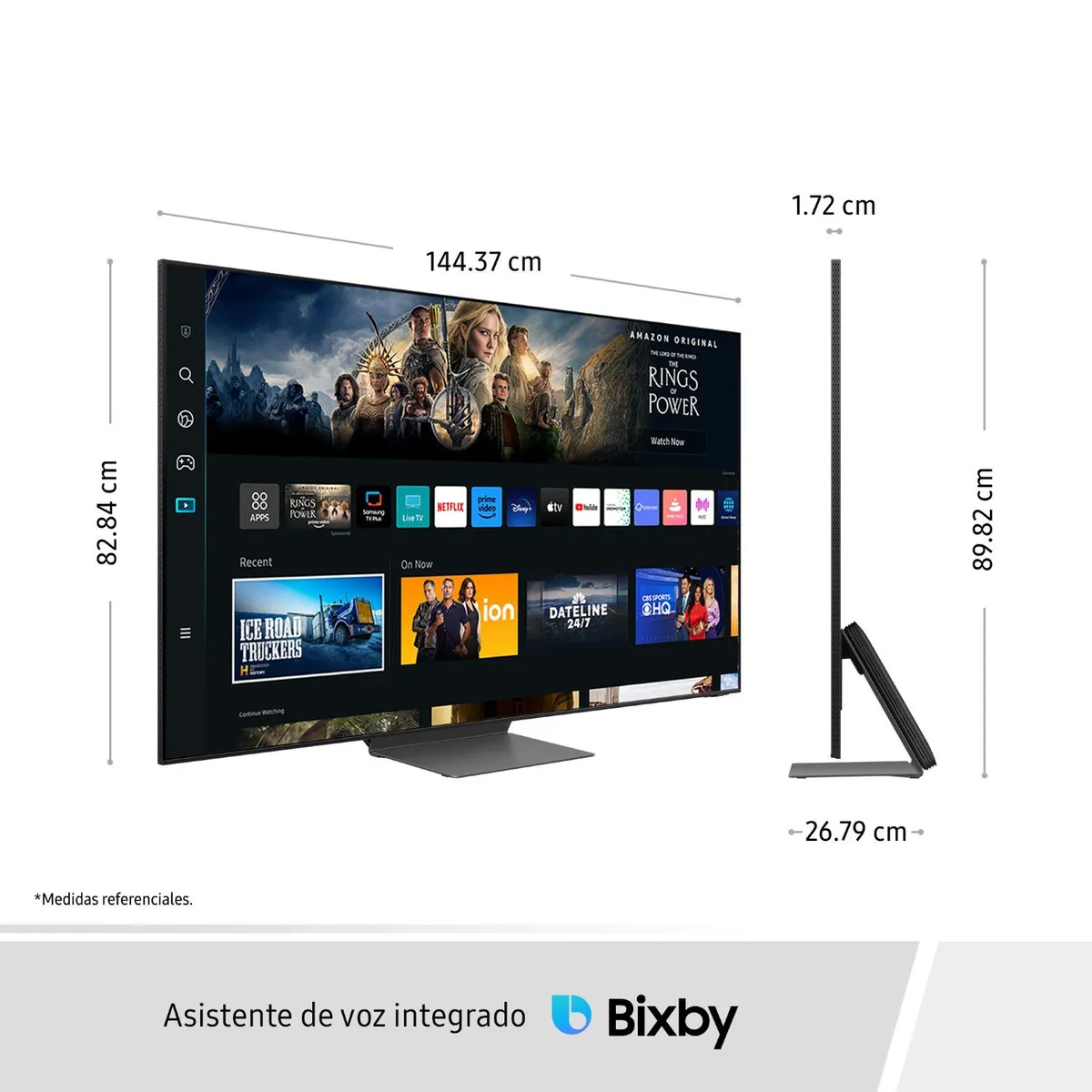 SAMSUNG - Televisor Samsung Smart Tv 65" Neo Qled 8k Mini Led Qn65qn800cgxpe (nuevo)