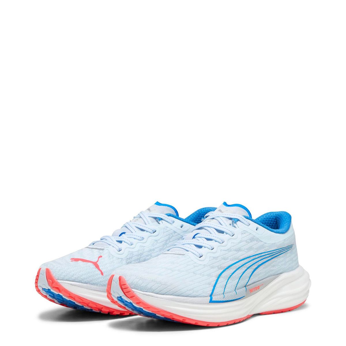 PUMA - Zapatillas Deportivas Mujer Deviate Nitro 2 Wns Celeste