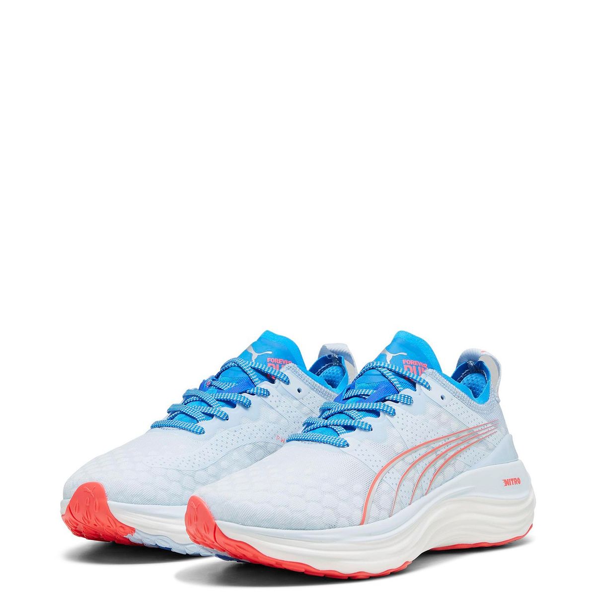 PUMA - Zapatillas Deportivas Mujer ForeverRun Nitro Wns Celeste