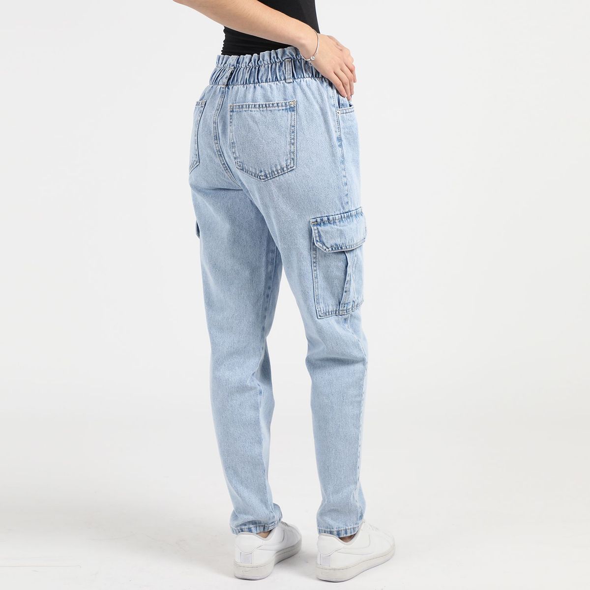 SYBILLA - Jean Paper Bag Mujer Sybilla