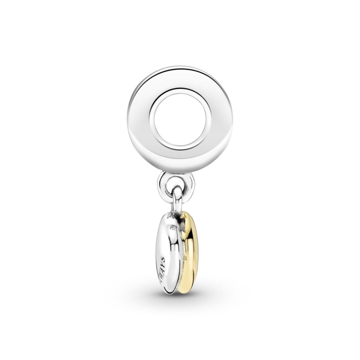 PANDORA - Charm Corazón Doble En Dos Tonos