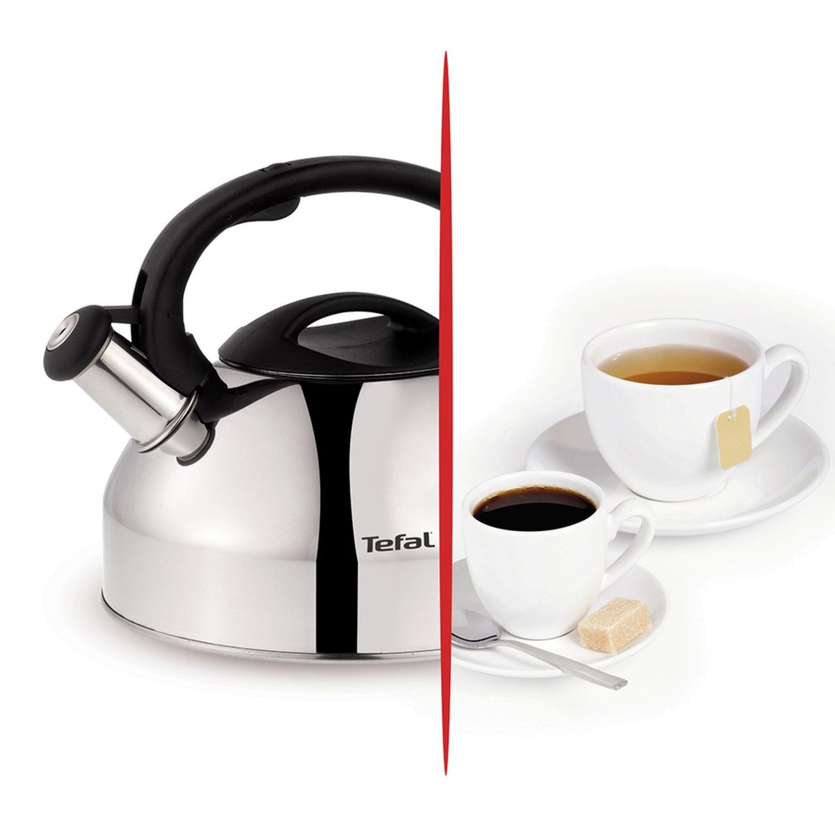 T-FAL - Tetera 3 Lts Acero Inox