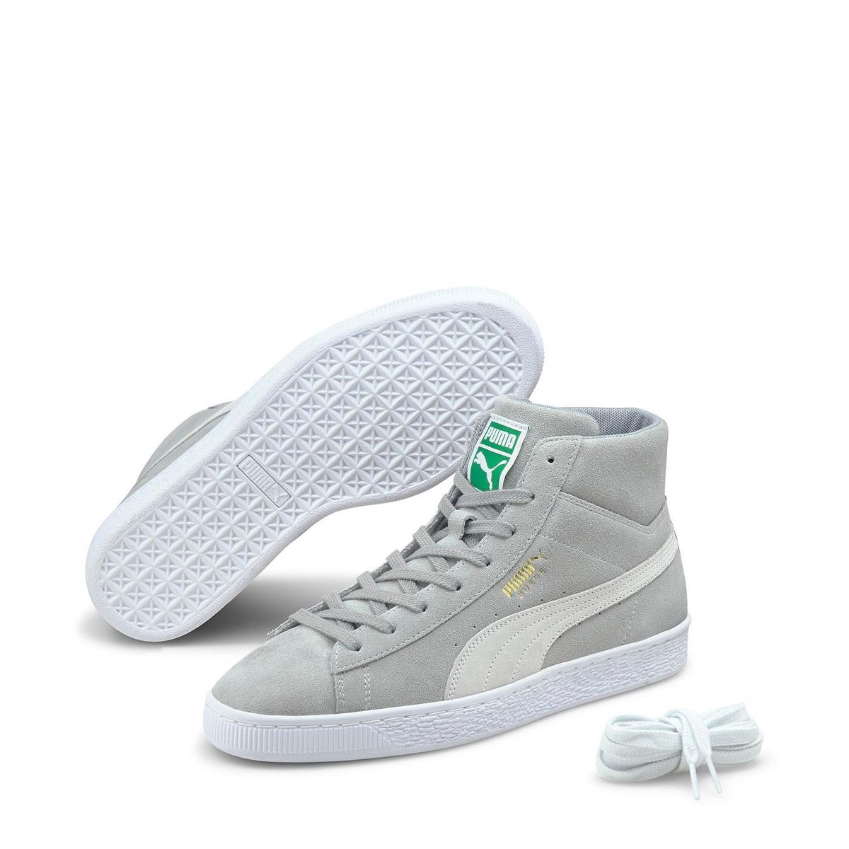 PUMA - Zapatillas urbanas Hombre Suede Mid XXI