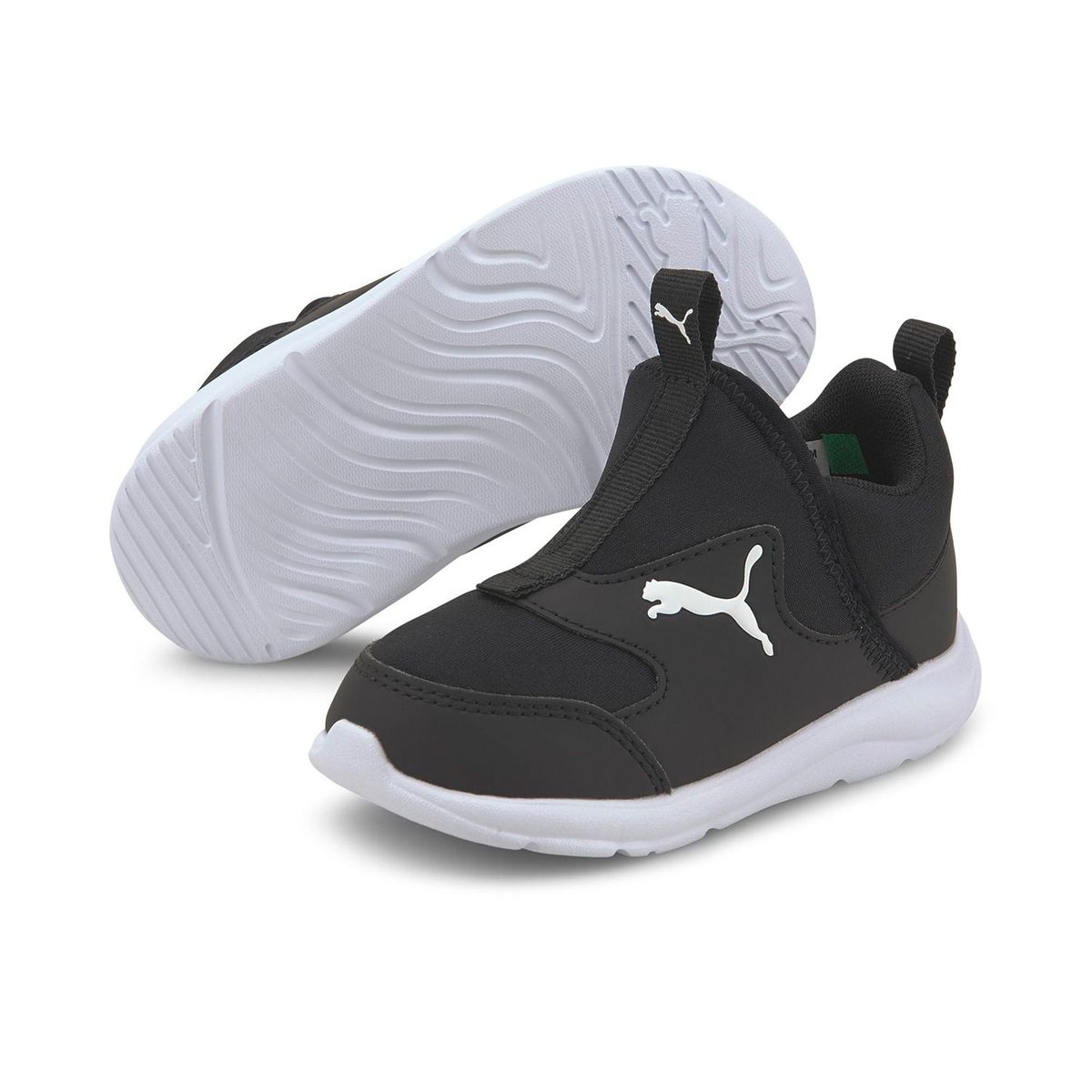 PUMA - Zapatillas Urbanas Niño Puma Fun Racer Slip On Inf Negro