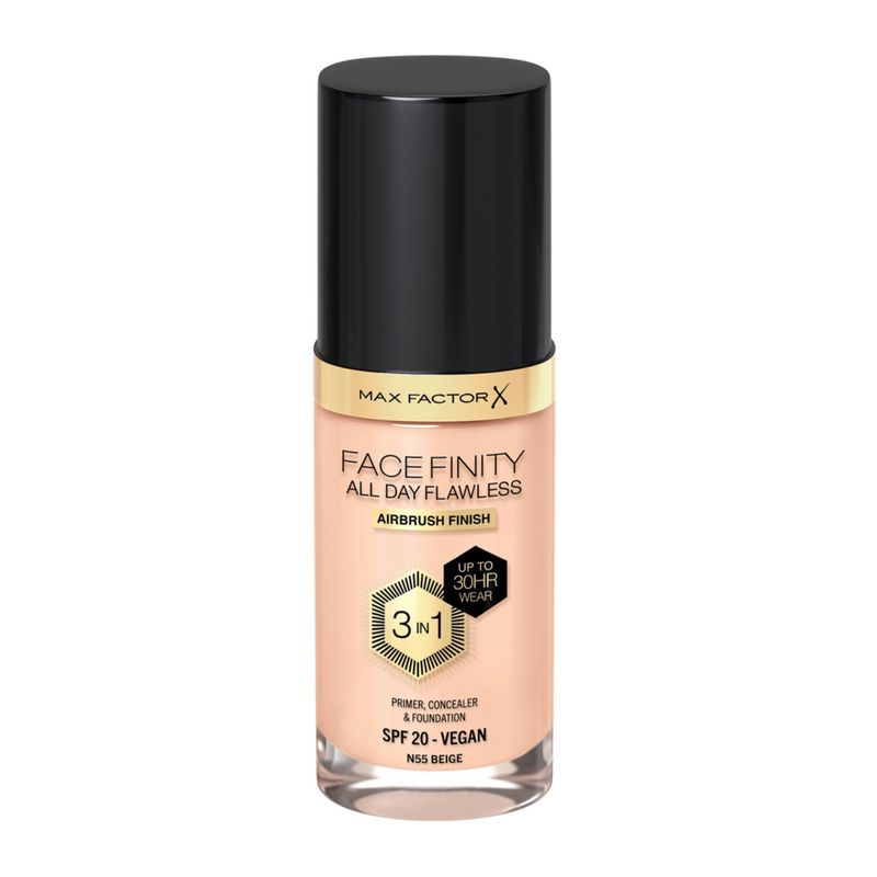 MAX FACTOR - Base de maquillaje Facefinity All Day Flawless 3 en 1