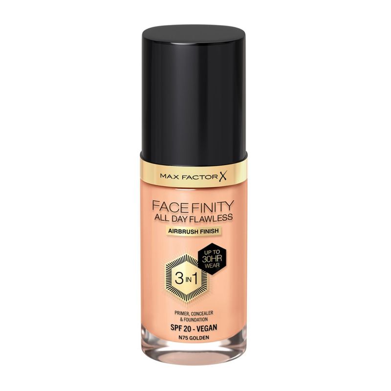 MAX FACTOR - Base de maquillaje Facefinity All Day Flawless 3 en 1