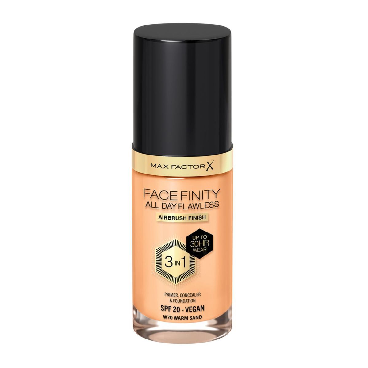 MAX FACTOR - Base de maquillaje Facefinity All Day Flawless 3 en 1