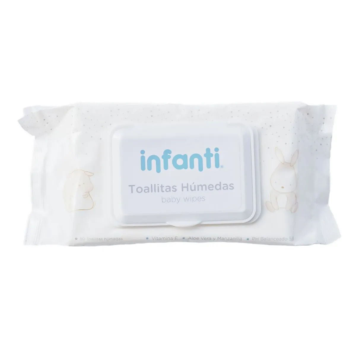 INFANTI - Toallitas Húmedas Pack 2 X 80Und