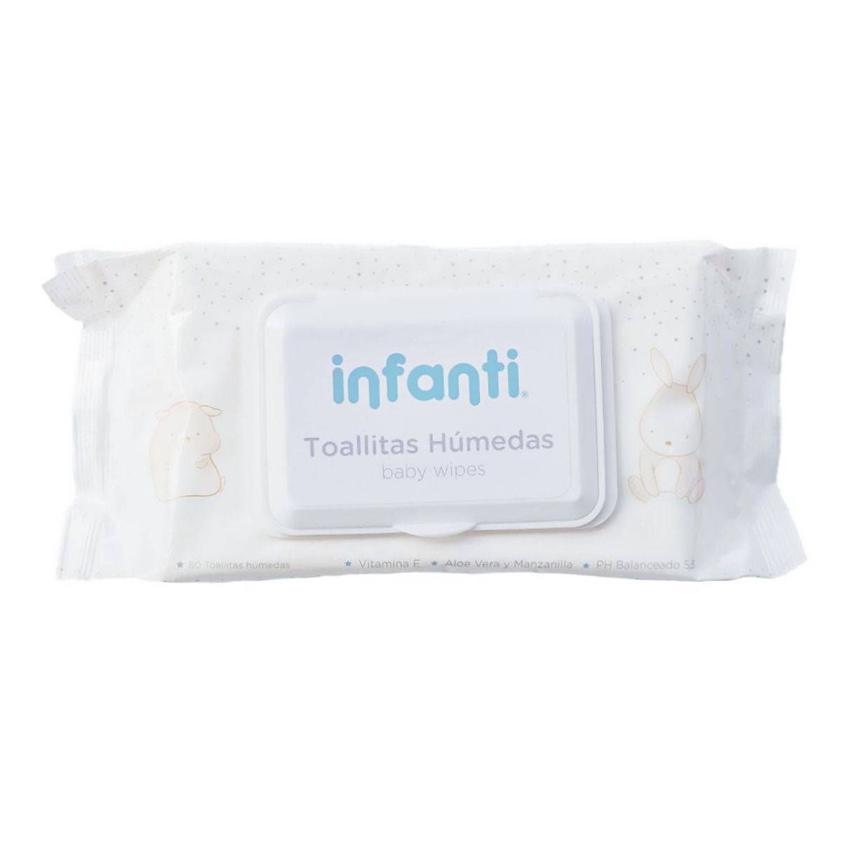 INFANTI - Toallitas Húmedas Pack 2 X 80Und