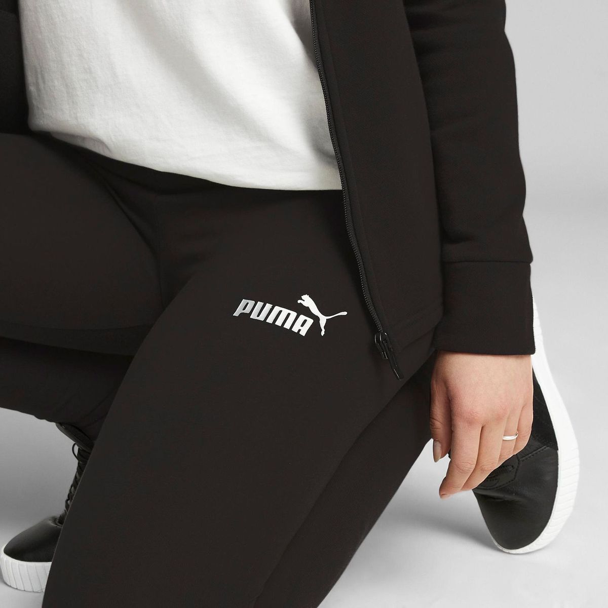 PUMA - Buzo Conjunto Deportivo Puma Mujer Metallic Tracksuit