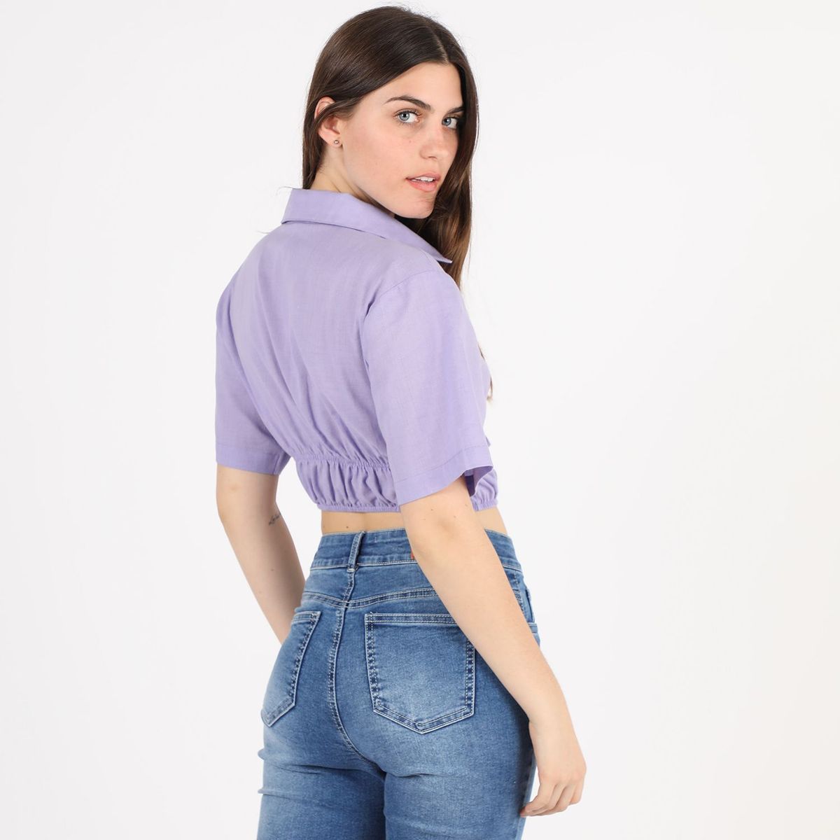 SYBILLA - Blusa Manga Corta Mujer Sybilla