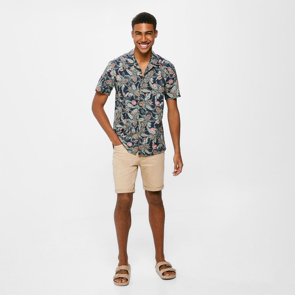 SPRINGFIELD - Camisa Manga Corta Hombre Springfield