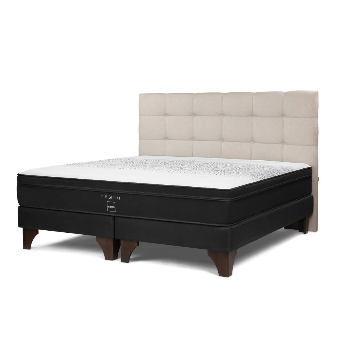 ROSEN - Dormitorio Europeo Tempo Issey King + 2 Almohadas