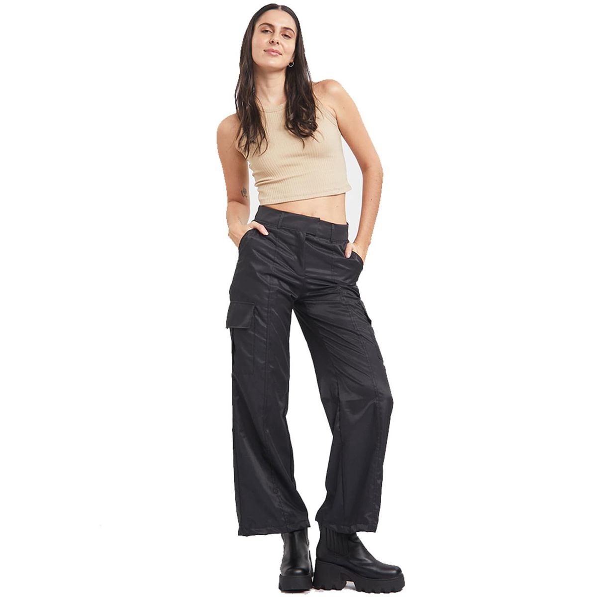 FINDING MAGNOLIA - Pantalón Cargo Mujer Finding Magnolia