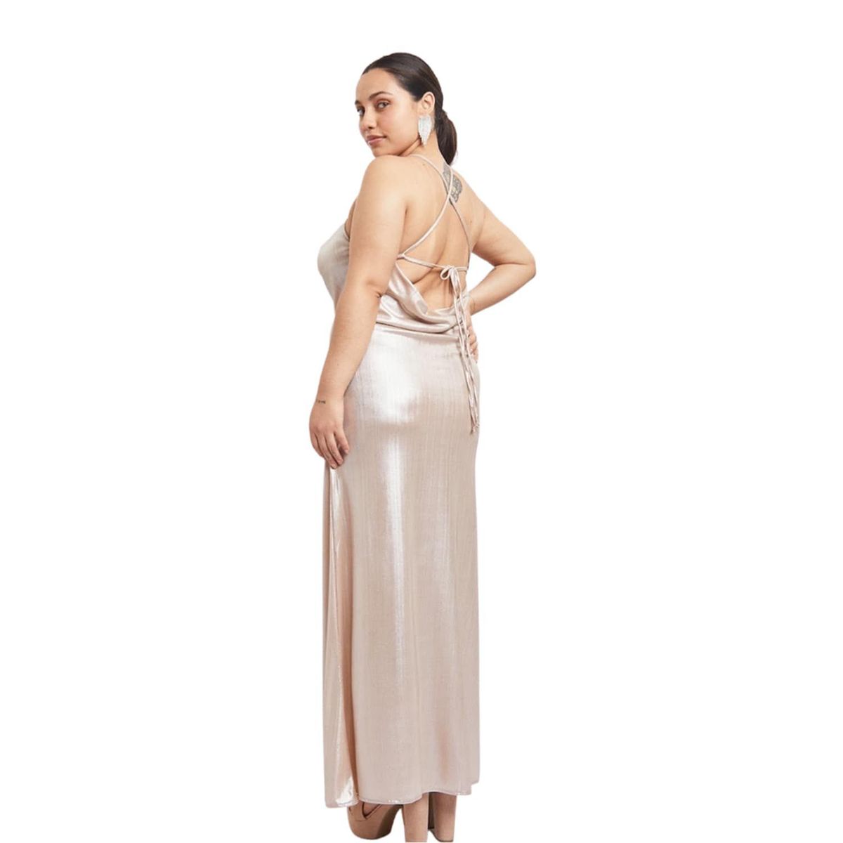 FINDING MAGNOLIA - Vestido Corto Seda Mujer Finding Magnolia