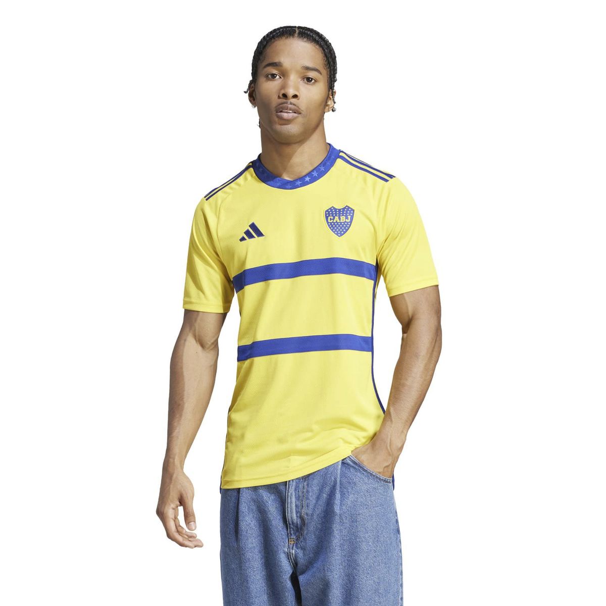 ADIDAS - Camiseta Oficial Adidas Hombre Fútbol Visitante Boca Juniors 23/24