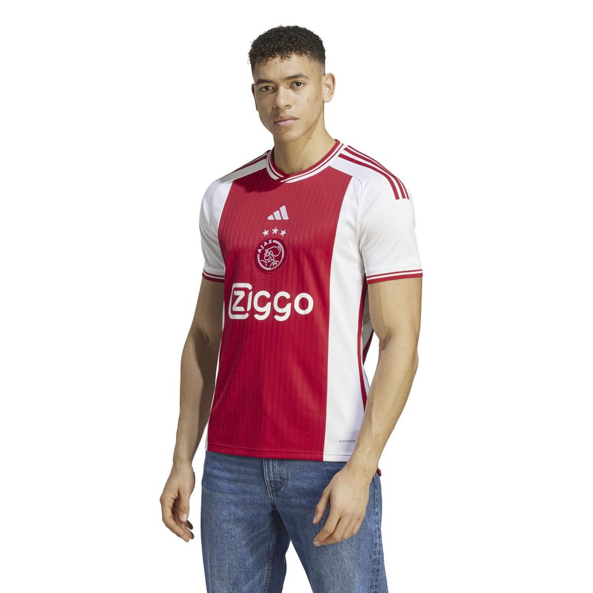 ADIDAS - Camiseta Oficial Adidas Hombre Fútbol Local Ajax Amsterdam 23/24