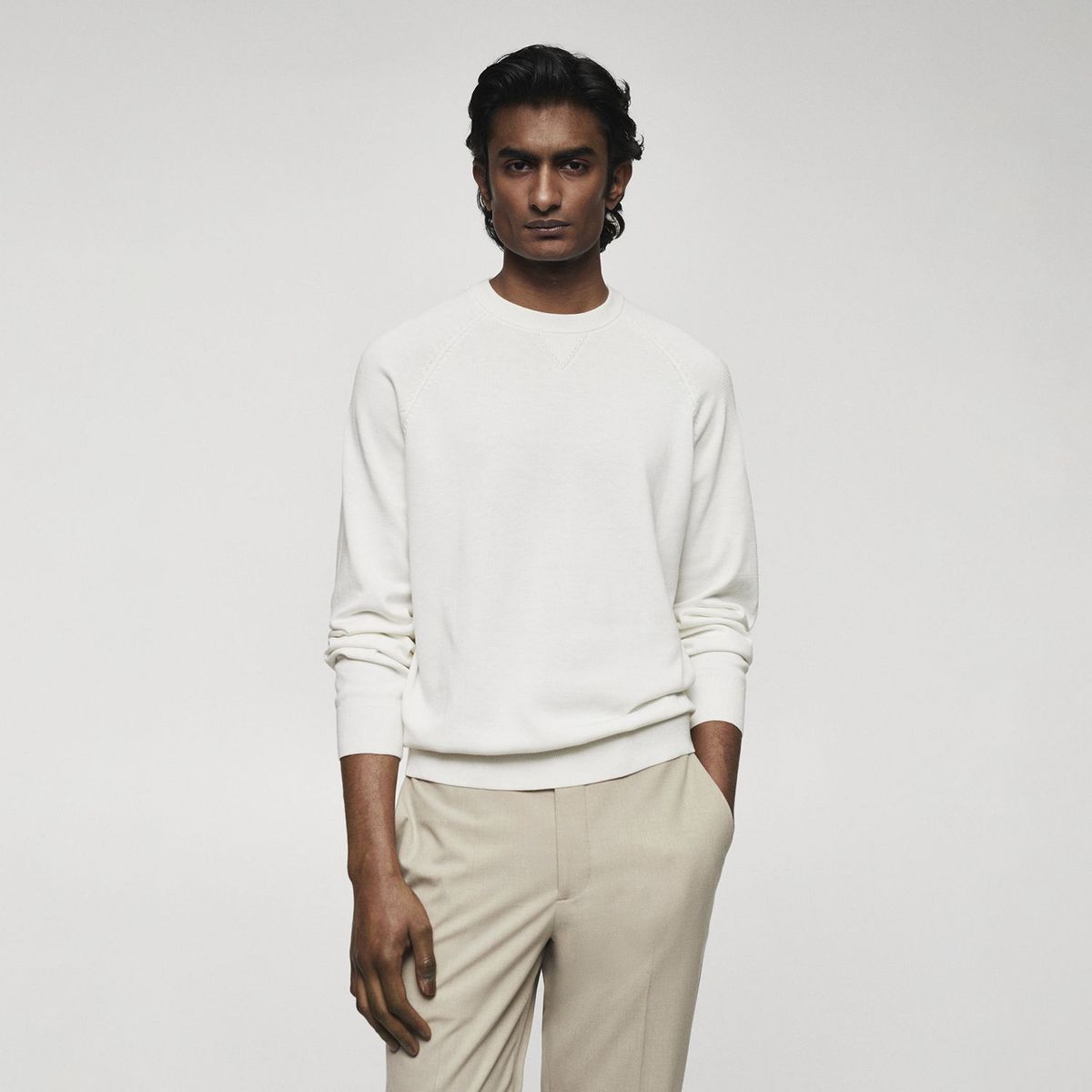 MANGO - Chompa Casual Hombre Mango