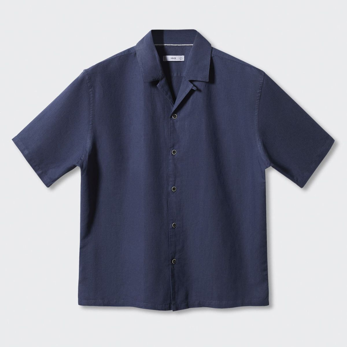 MANGO - Camisa Manga Corta Hombre Mango