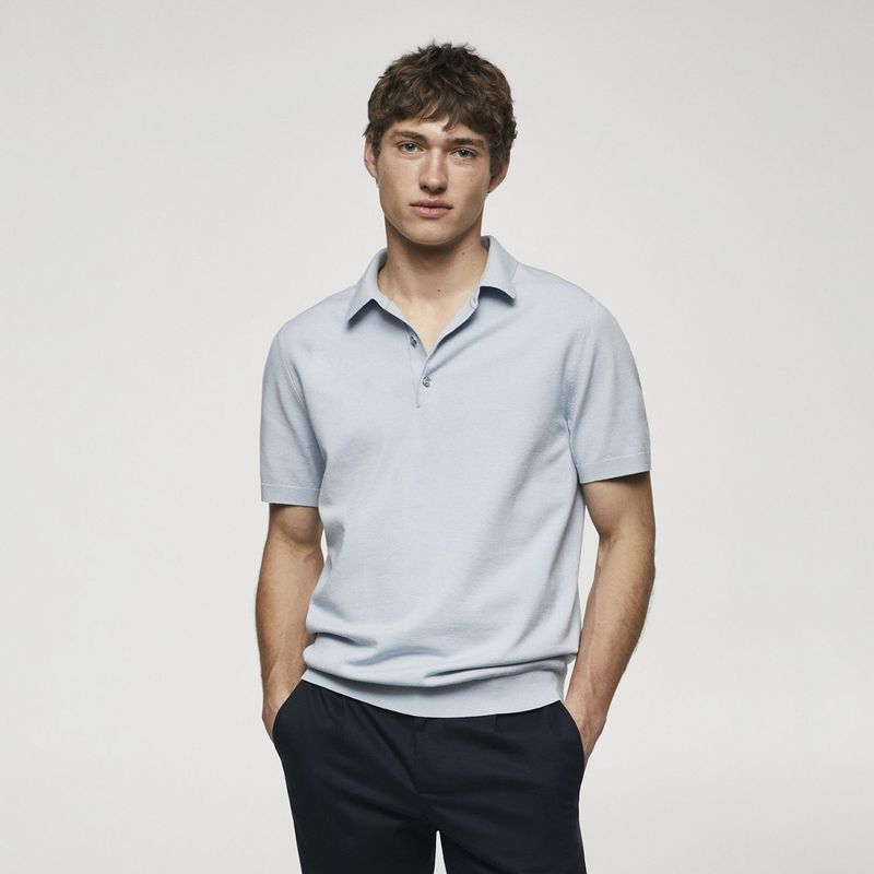 MANGO - Polo Slim Fit Hombre Mango
