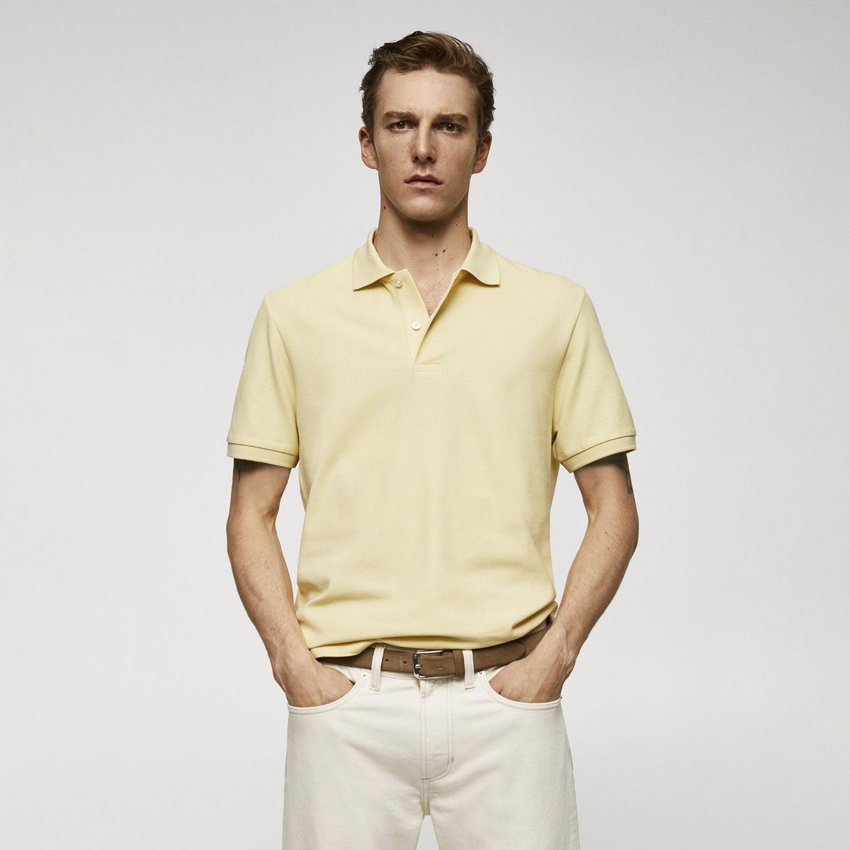 MANGO - Polo Casual Hombre Mango